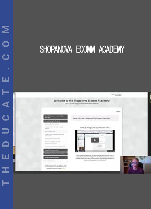 Shopanova Ecomm Academy