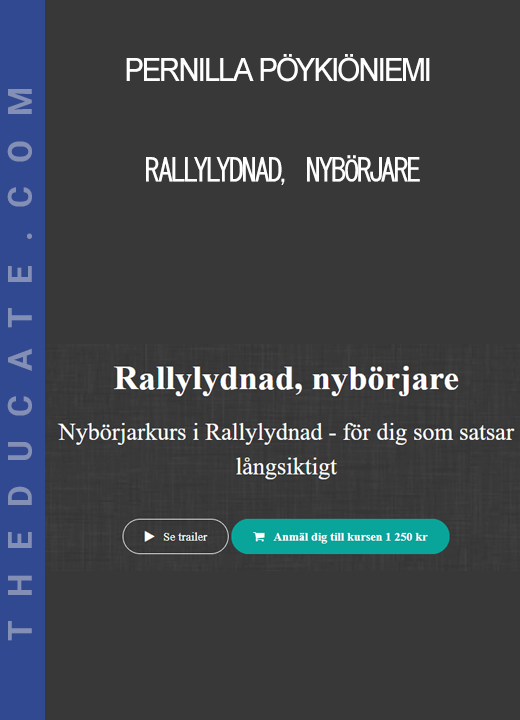 Pernilla Pöykiöniemi - Rallylydnad nybörjare