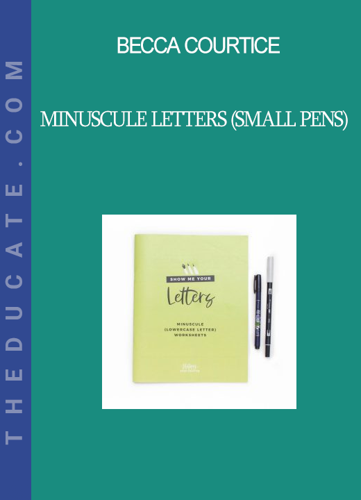 Becca Courtice - Minuscule Letters (Small Pens)