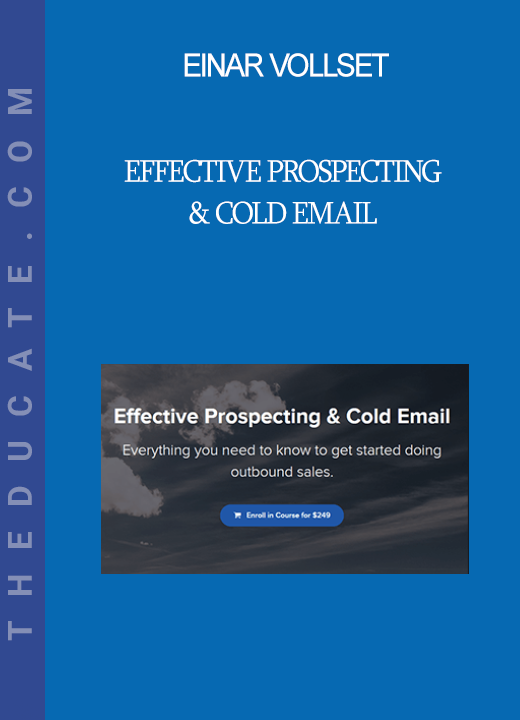 Einar Vollset - Effective Prospecting & Cold Email